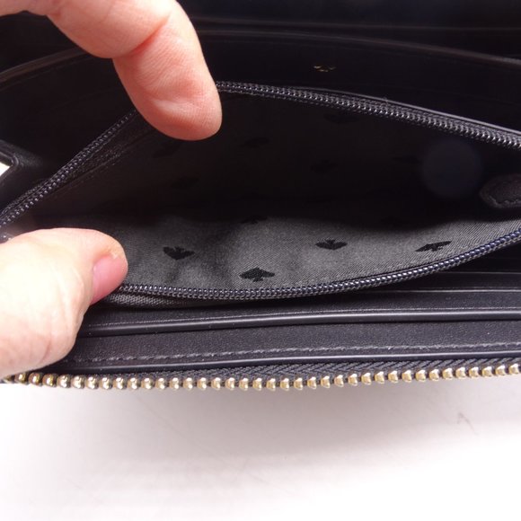 Kate Spade Brynn Saffiano PVC Tote and Large Continental Wallet New - Picture 8 of 9